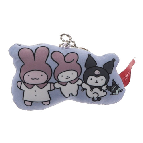 White Tiger And Black Tiger x Sanrio Cushion Mascot Parade 2-Inch Key Chain