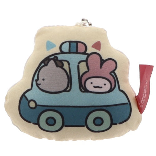 White Tiger And Black Tiger x Sanrio Cushion Mascot Parade 2-Inch Key Chain