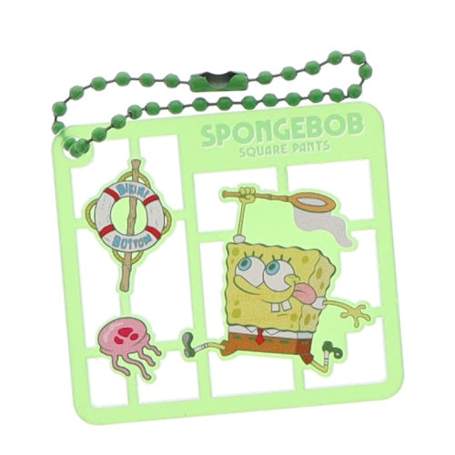 Spongebob Squarepants Plastic Model Key Chain Series Peanuts Club 2-Inch Collectible