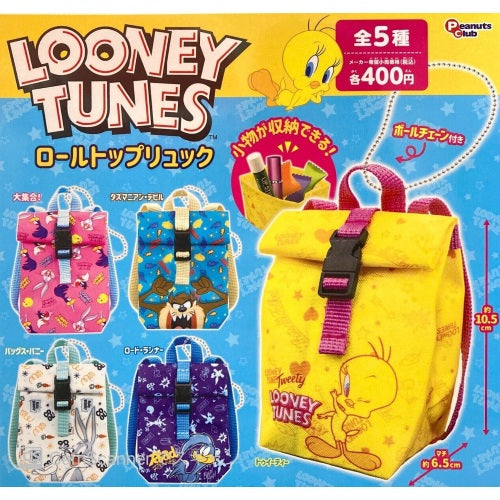 Warner Bros Looney Tunes Mini Backpack Peanuts Club 3 x 4 Inch Key Chain