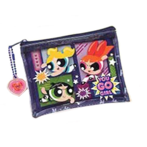 Cartoon Network Powerpuff Girls Zippered Pouch Peanuts Club Collectible Toy