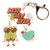 Spongebob Squarepants Swing Key Chain Series Peanuts Club 2.5-Inch Key Chain