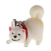 Chubby Reluctant Shiba Inu Strap Series Vol. 03 Qualia 1.5-Inch Key Chain