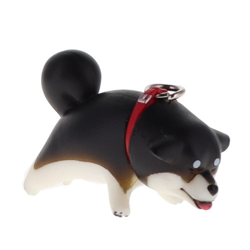 Chubby Reluctant Shiba Inu Strap Series Vol. 03 Qualia 1.5-Inch Key Chain