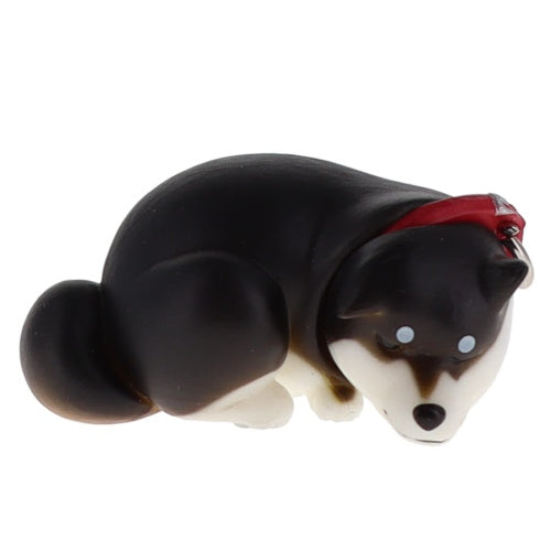 Chubby Reluctant Shiba Inu Strap Series Vol. 03 Qualia 1.5-Inch Key Chain