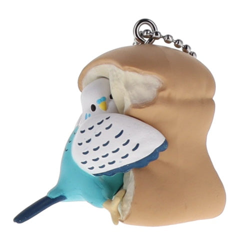 Mugyuttori Bird Hugging Bread Mascot Vol. 02 Qualia 1.5-Inch Key Chain