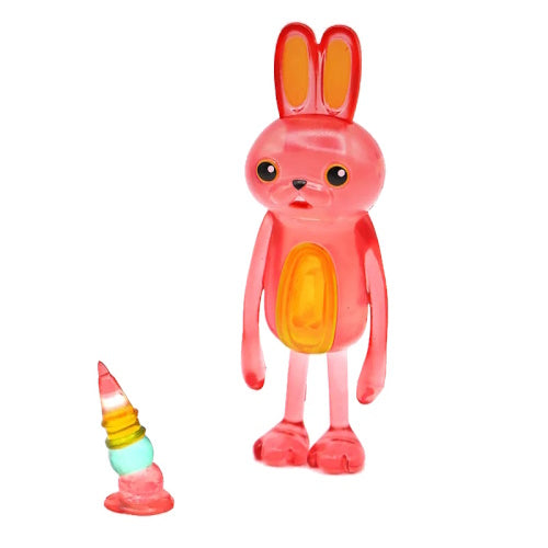 Subete Ga Oshimai Natta Rabbit With Ice Cream Qualia 3-Inch Mini-Figure