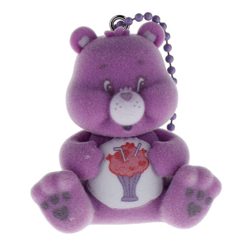 Care Bears Flocked Figure Mascot Series Qualia 2-Inch Key Chain