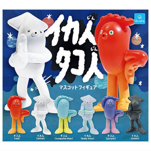Squid And Octopus Strike A Pose Figure Series Qualia 2-Inch Mini-Figure
