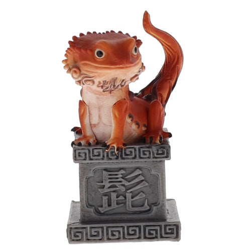 Leopard Gecko On Stone Mascot Series Vol. 02 Qualia 2-Inch Mini-Figure