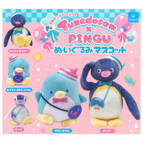 Tuxedo Sam x Pingu Plush Mascto Series Qualia 3-Inch Key Chain