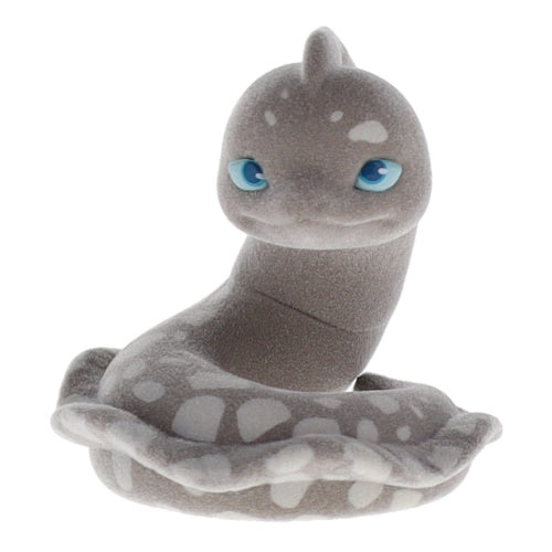 Moray Eel Mascot Flocked Figure Series Qualia 2-Inch Mini-Figure