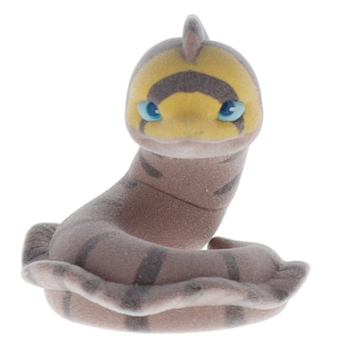 Moray Eel Mascot Flocked Figure Series Qualia 2-Inch Mini-Figure