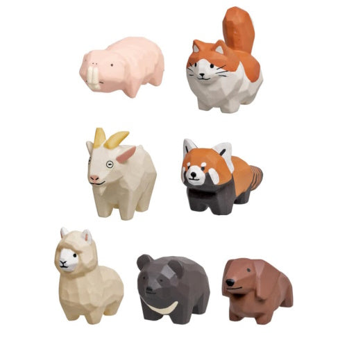 Seiji Kawasaki Wood Carved Animal Figure Series Vol. 02 Qualia 1.5-Inch Mini-Figure