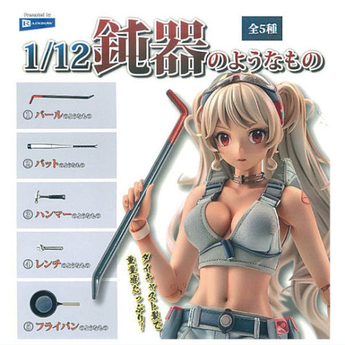Blunt Weapons Die Cast Series Rainbow 1/12 Scale Miniature