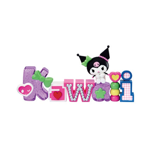 Sanrio Kuromi Words Collection Re-Ment 2.5-Inch Collectible Toy