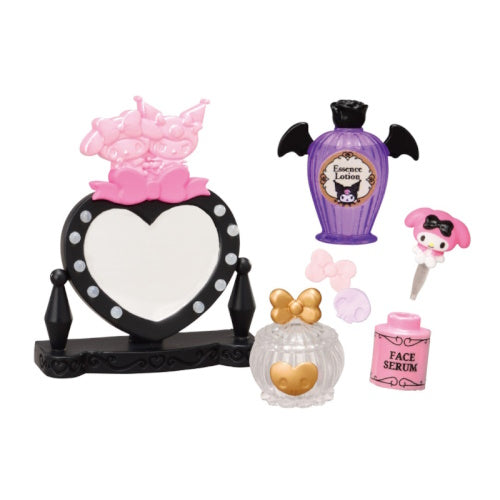 Sanrio My Melody And Kuromi Cosmetics Re-Ment Miniature Doll Furniture