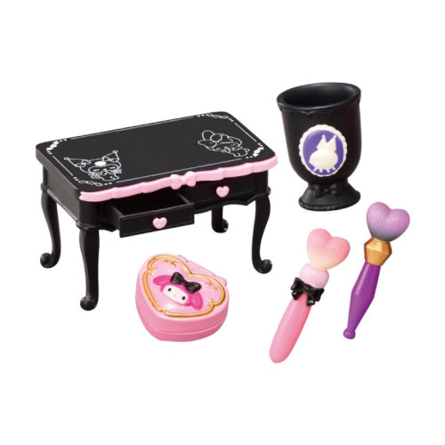 Sanrio My Melody And Kuromi Cosmetics Re-Ment Miniature Doll Furniture