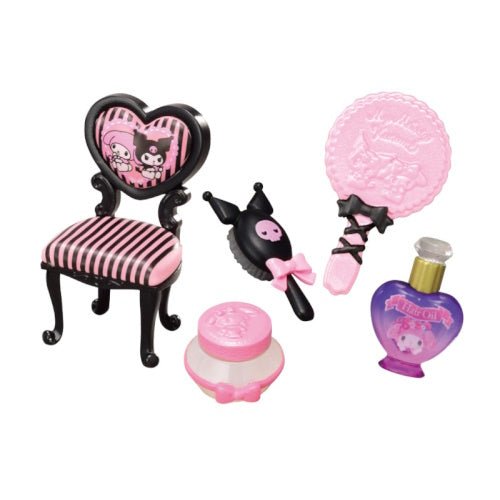 Sanrio My Melody And Kuromi Cosmetics Re-Ment Miniature Doll Furniture