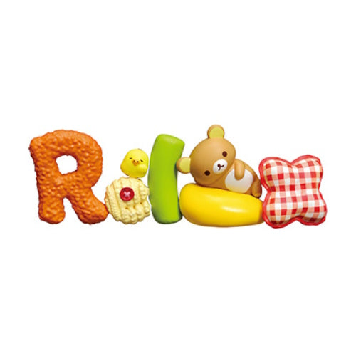 San-x Rilakkuma Words Re-Ment 3-Inch Collectible Toy