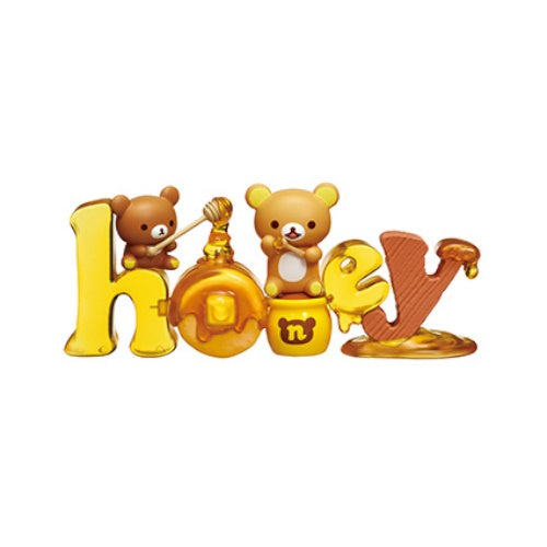 San-x Rilakkuma Words Re-Ment 3-Inch Collectible Toy