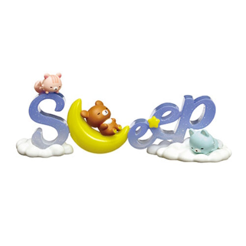 San-x Rilakkuma Words Re-Ment 3-Inch Collectible Toy