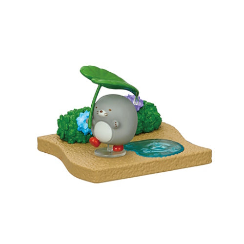 San-x Sumikko Gurashi Walking Rainy Day Re-Ment 3-Inch Collectible Toy