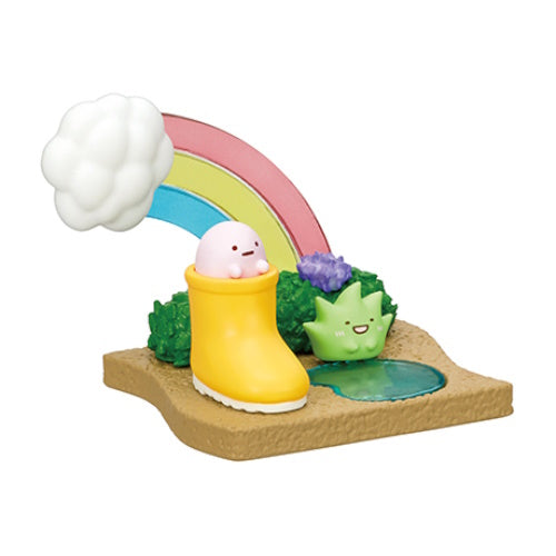 San-x Sumikko Gurashi Walking Rainy Day Re-Ment 3-Inch Collectible Toy