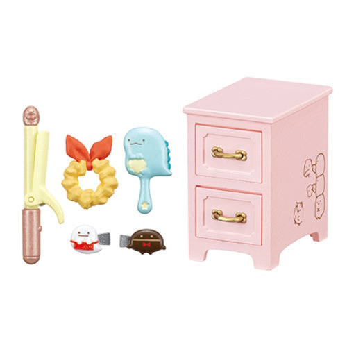 San-x Sumikko Gurashi Makeup Dresser Re-Ment Miniature Doll Furniture
