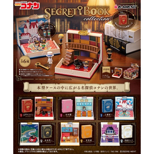 Detective Conan Secret Book Collection Re-Ment 3-Inch Collectible Toy