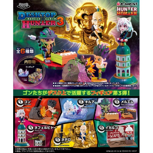 Hunter x Hunter DesQ Desktop Hunter Vol.03 Re-Ment 3-Inch Miniature Toy