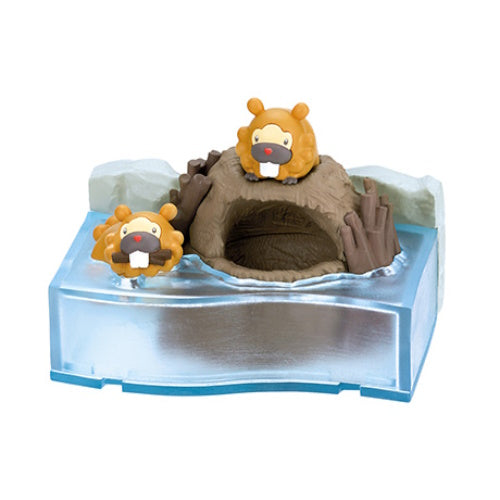Pokemon Nonbiri Time Take A Break By The River Re-Ment 3-Inch Collectible Toy