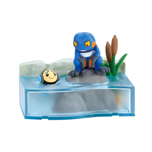 Pokemon Nonbiri Time Take A Break By The River Re-Ment 3-Inch Collectible Toy
