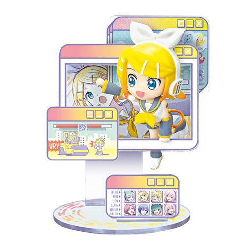 Hatsune Miku Window Figure Collection Vol. 01 Re-Ment 3-Inch Collectible Toy