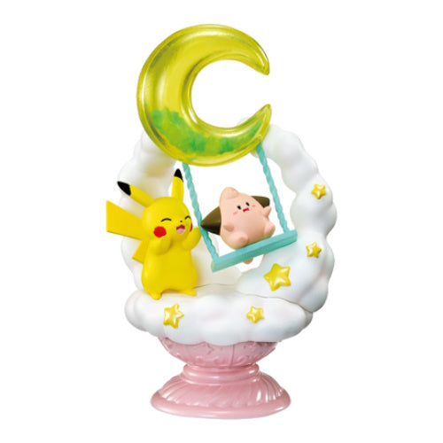 Pokemon Starrium Series Dreamy Moonlit Night Re-Ment 2-Inch Collectible Toy