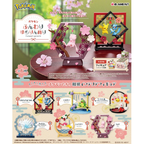 Pokemon Funwari Yurarin Figure Series Re-Ment 3-Inch Mini-Figure