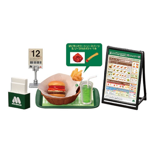 Mos Burger Delicious And Mouthwatering Re-Ment Miniature Doll Furniture