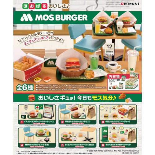 Mos Burger Delicious And Mouthwatering Re-Ment Miniature Doll Furniture