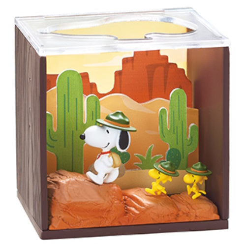 Magic Scenery Box Peanuts Snoopy Scenery Box Vol. 01 Re-Ment 3-Inch Collectible Toy ...