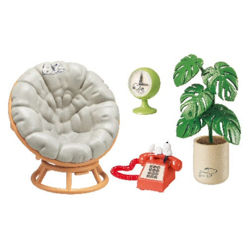 Peanuts Snoopy Cozy Weekend Room Series Re-Ment Miniature Doll Furniture