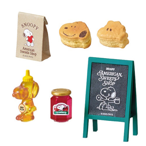 Peanuts Snoopy American Sweets Shop Series Re-Ment Miniature Doll Furniture