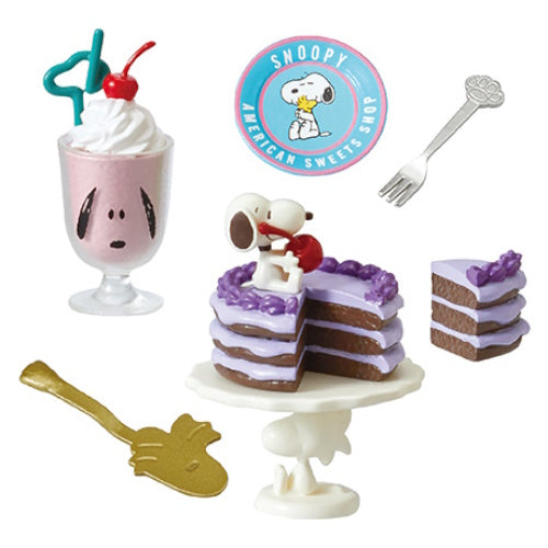 Peanuts Snoopy American Sweets Shop Series Re-Ment Miniature Doll Furniture