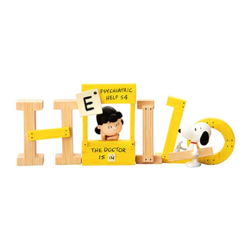 Peanuts Snoopy Collection Of Words It's Joyful Time Vol. 03 Re-Ment 3-Inch Collectible Toy