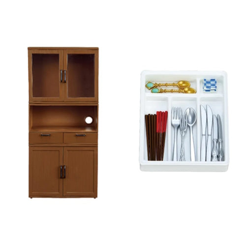 Petite Sample Combination Cupboard Re-Ment 10-Inch Collectible Toy