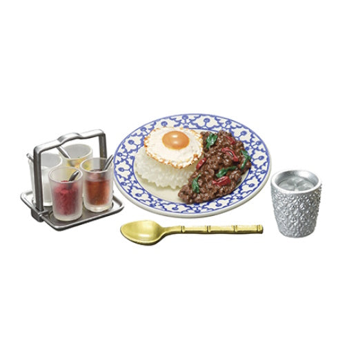 Petite Sample Asian Dining Re-Ment Miniature Doll Furniture