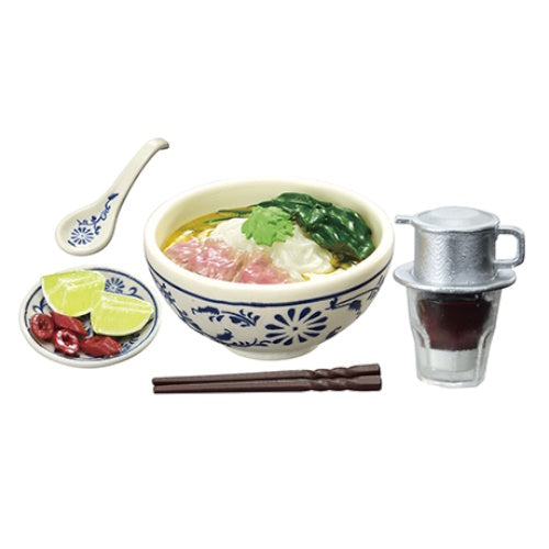 Petite Sample Asian Dining Re-Ment Miniature Doll Furniture