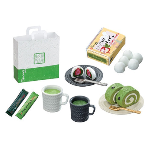 Petite Sample Kyoto Ujicha Itohkyuemon Tea Shop Re-Ment Miniature Doll Furniture
