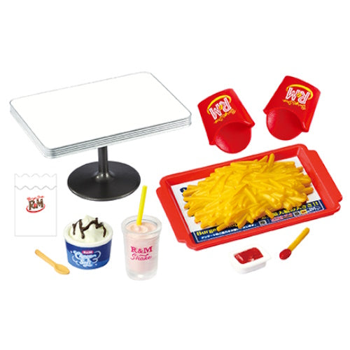Petit Sample Burger Shop R&M Re-Ment Miniature Doll Furniture