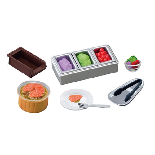 Petit Sample Deluxe Hotel Buffet Series Re-Ment Miniature Doll Furniture
