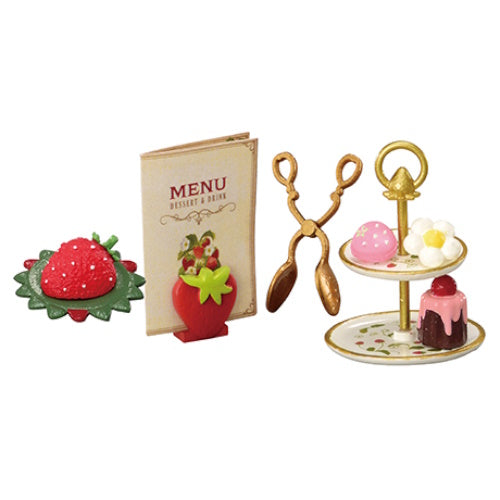 Petit Sample Country Strawberry Cafe Series Re-Ment Miniature Doll Furniture